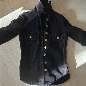 Black Bebe Women’s Corduroy Jacket | Vintage |